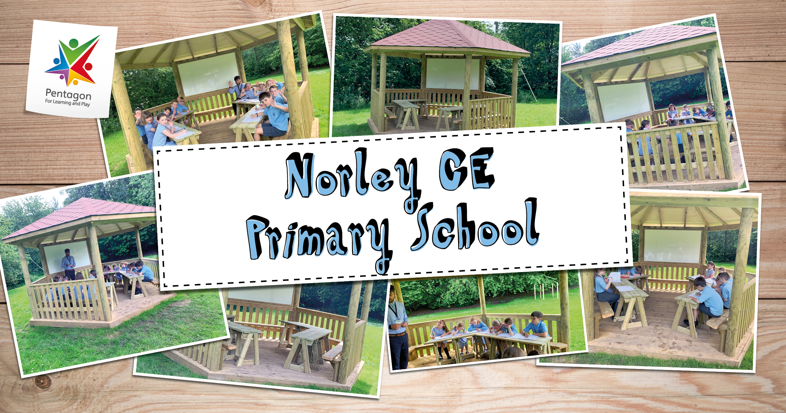 Norley Primary Schools Outdoor Classroom Pentagon Play